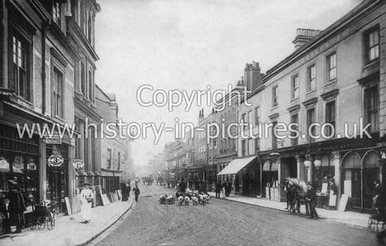 Agricultural show in the Corn Exchange, Market Square, Northampton. c.1890’s